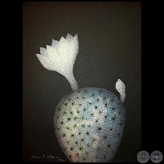 Flor de Cactus - Obra de Miguel Heyn - Ao 1982